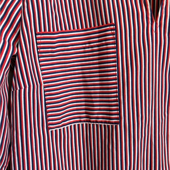 Cabi Style 5335 Franklin Patriot Striped Popover Blouse SMALL - Picture 7 of 9